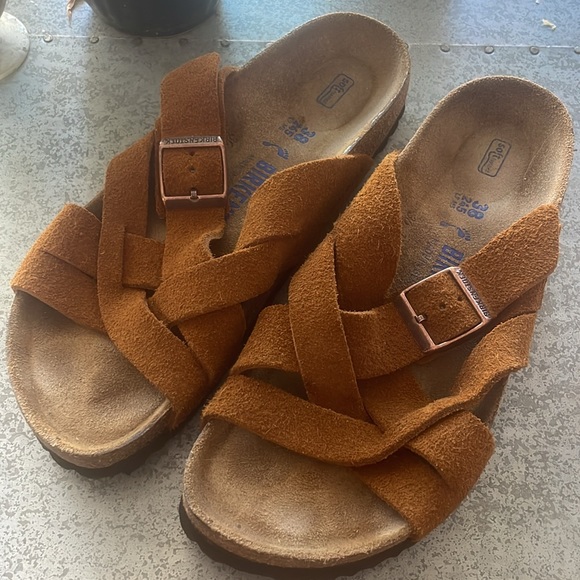 Birkenstock Lugano Suede Sandals - Picture 3 of 6